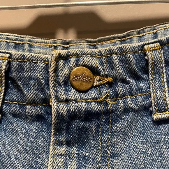 Chic Vtg USA Highwaist Straight Leg Jeans Women 18 Tall 100% Cotton 80s/90s Mom - Picture 2 of 16